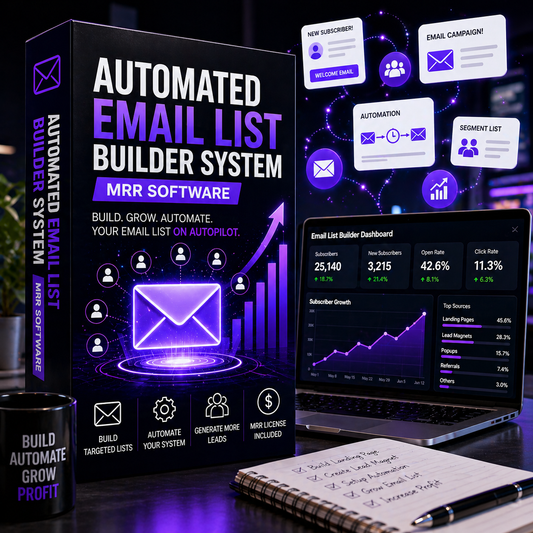 Automated Email List Builder System (MRR Software)
